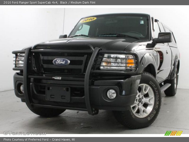 Black / Medium Dark Flint 2010 Ford Ranger Sport SuperCab 4x4