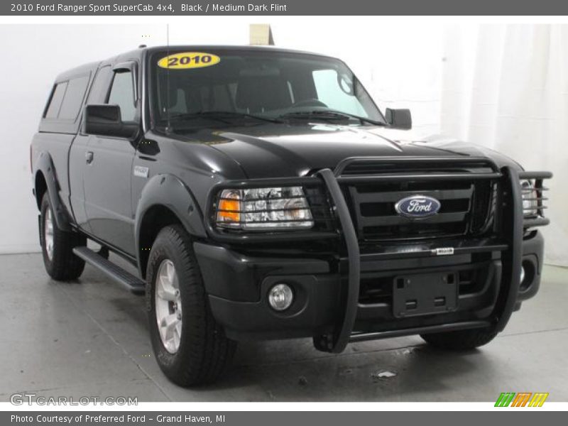 Black / Medium Dark Flint 2010 Ford Ranger Sport SuperCab 4x4