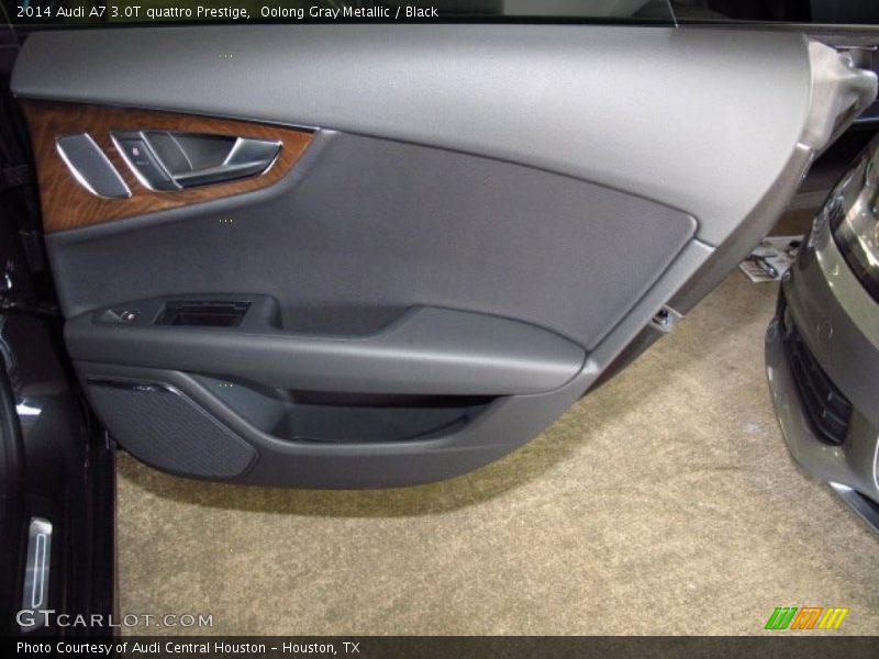 Oolong Gray Metallic / Black 2014 Audi A7 3.0T quattro Prestige