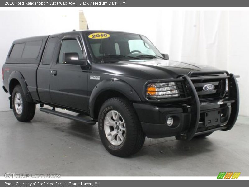 Black / Medium Dark Flint 2010 Ford Ranger Sport SuperCab 4x4