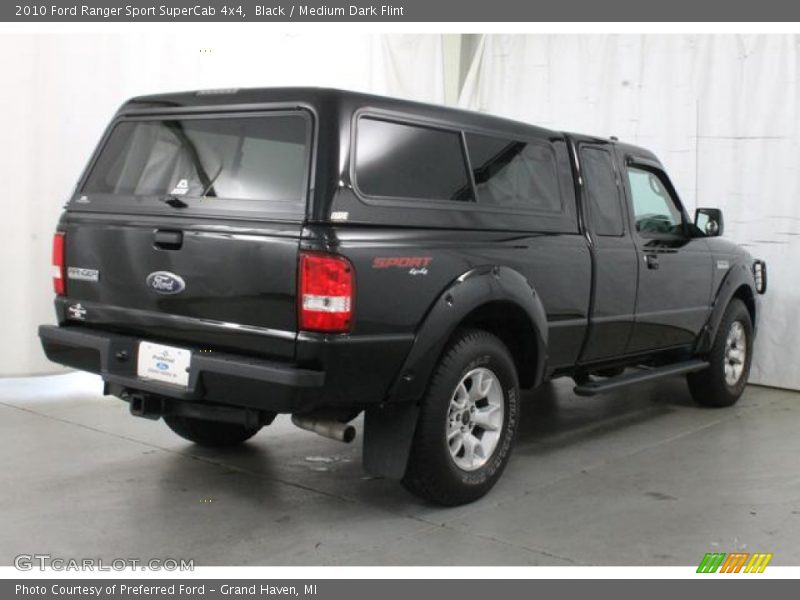 Black / Medium Dark Flint 2010 Ford Ranger Sport SuperCab 4x4