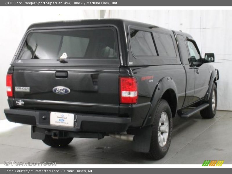 Black / Medium Dark Flint 2010 Ford Ranger Sport SuperCab 4x4