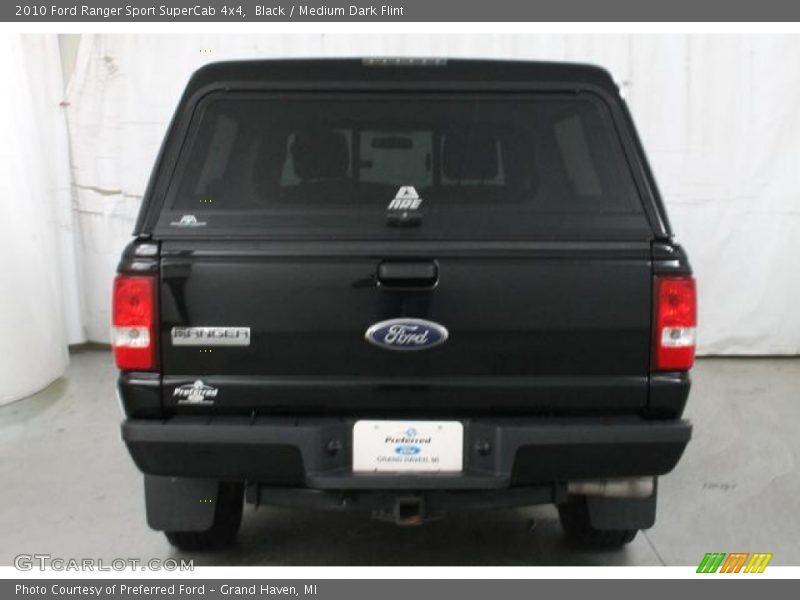 Black / Medium Dark Flint 2010 Ford Ranger Sport SuperCab 4x4