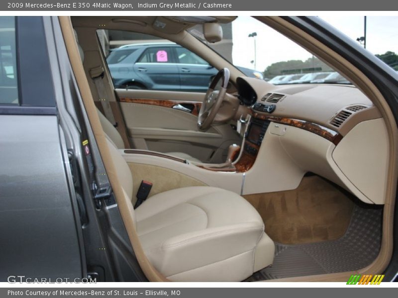 Indium Grey Metallic / Cashmere 2009 Mercedes-Benz E 350 4Matic Wagon