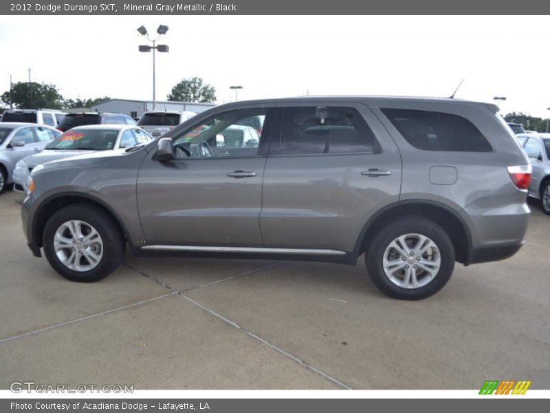 Mineral Gray Metallic / Black 2012 Dodge Durango SXT