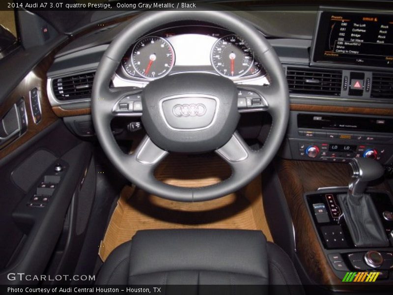 Oolong Gray Metallic / Black 2014 Audi A7 3.0T quattro Prestige