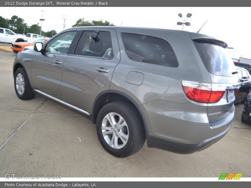 Mineral Gray Metallic / Black 2012 Dodge Durango SXT