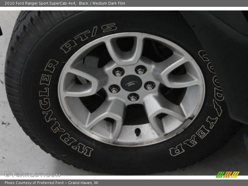 Black / Medium Dark Flint 2010 Ford Ranger Sport SuperCab 4x4