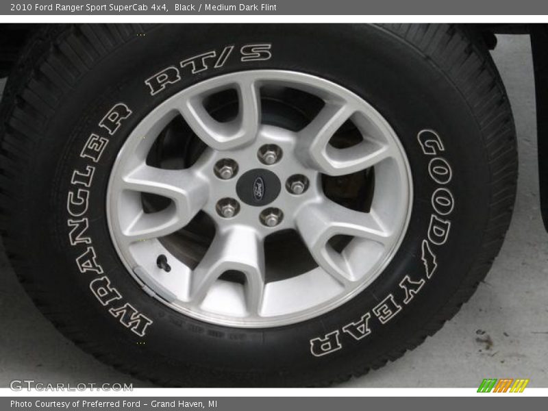 Black / Medium Dark Flint 2010 Ford Ranger Sport SuperCab 4x4