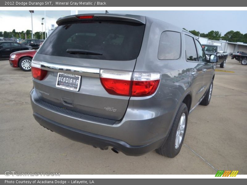 Mineral Gray Metallic / Black 2012 Dodge Durango SXT