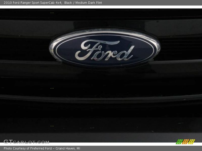 Black / Medium Dark Flint 2010 Ford Ranger Sport SuperCab 4x4