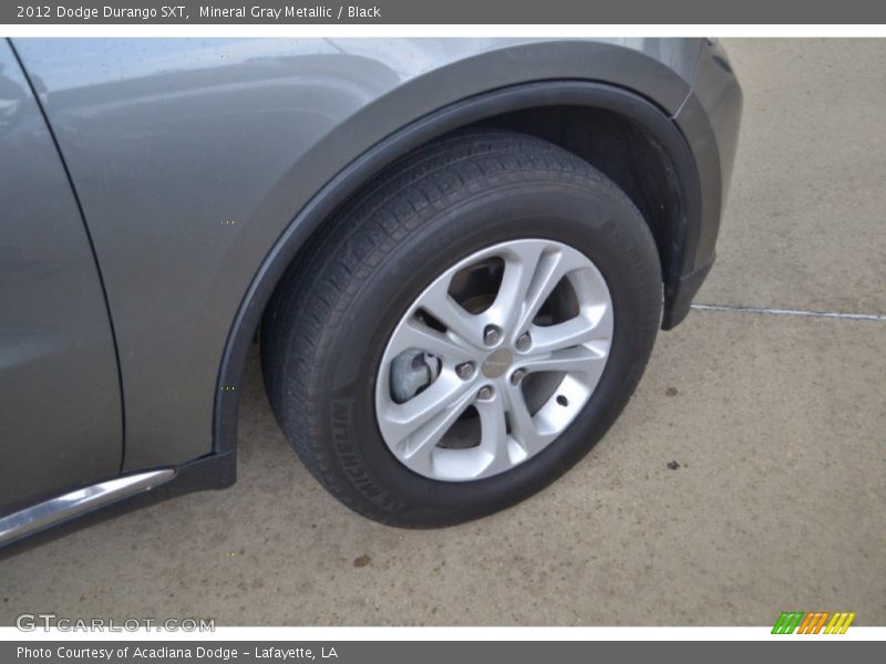 Mineral Gray Metallic / Black 2012 Dodge Durango SXT