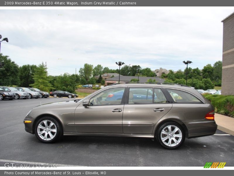Indium Grey Metallic / Cashmere 2009 Mercedes-Benz E 350 4Matic Wagon