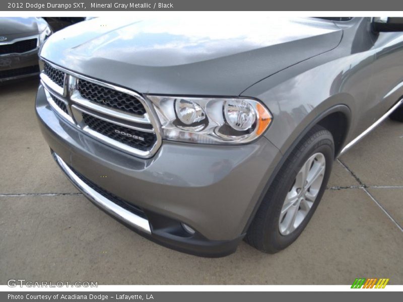 Mineral Gray Metallic / Black 2012 Dodge Durango SXT