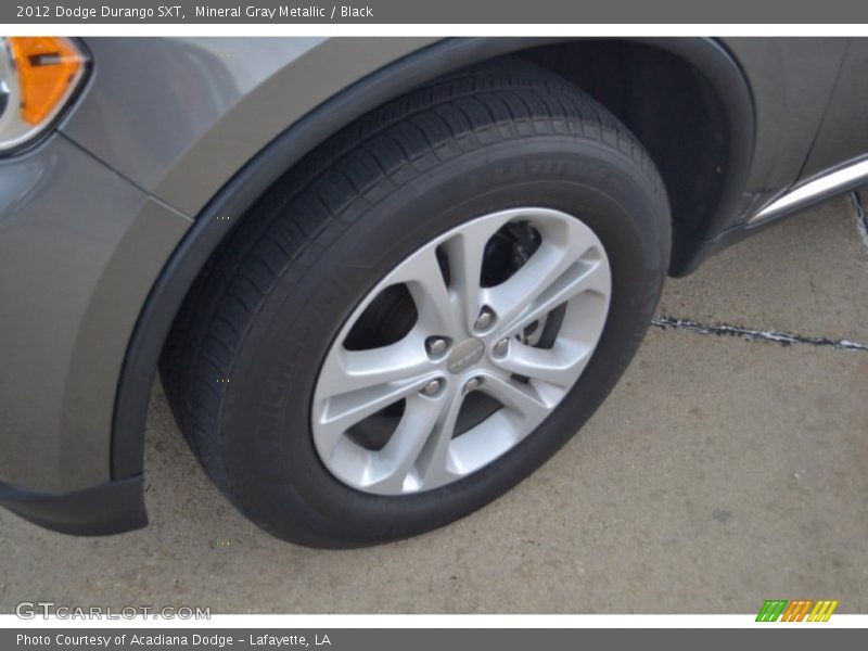 Mineral Gray Metallic / Black 2012 Dodge Durango SXT