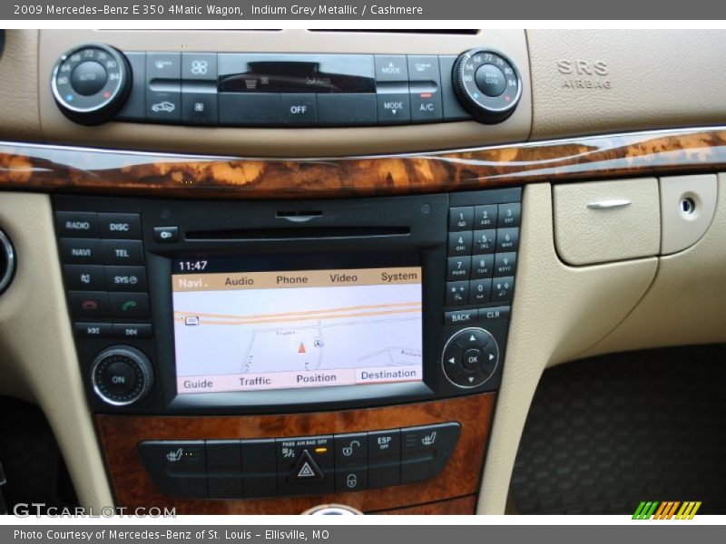 Indium Grey Metallic / Cashmere 2009 Mercedes-Benz E 350 4Matic Wagon