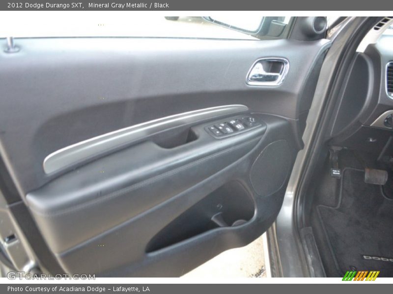 Mineral Gray Metallic / Black 2012 Dodge Durango SXT