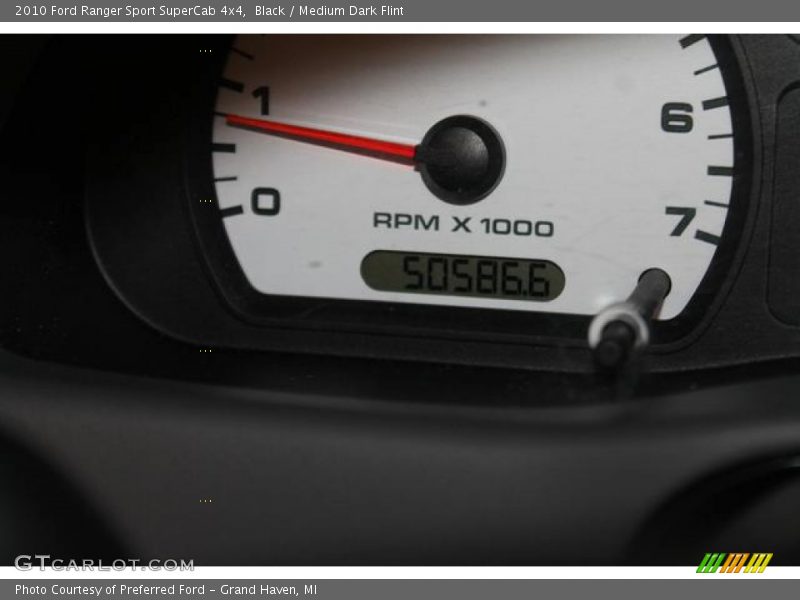 Black / Medium Dark Flint 2010 Ford Ranger Sport SuperCab 4x4