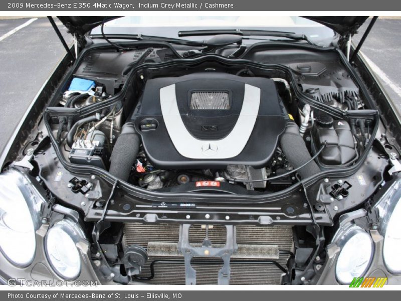 Indium Grey Metallic / Cashmere 2009 Mercedes-Benz E 350 4Matic Wagon