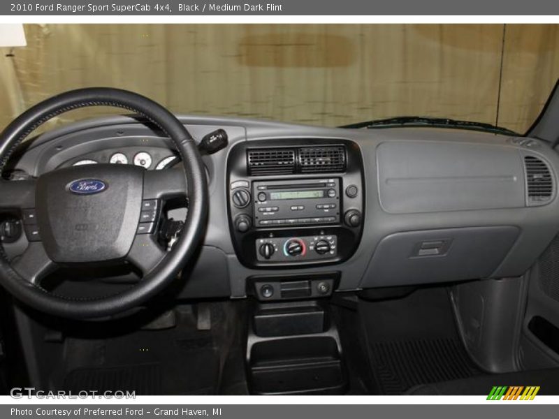 Black / Medium Dark Flint 2010 Ford Ranger Sport SuperCab 4x4