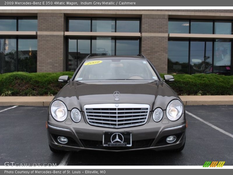 Indium Grey Metallic / Cashmere 2009 Mercedes-Benz E 350 4Matic Wagon