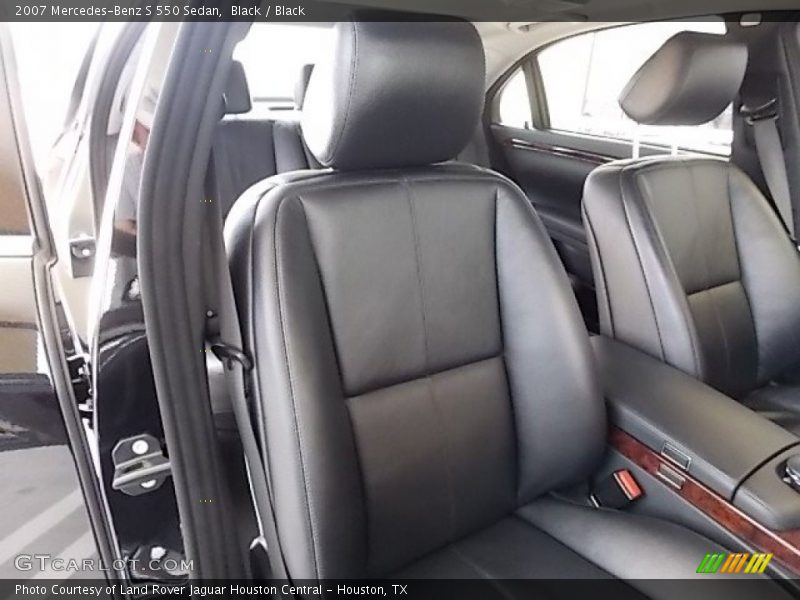 Black / Black 2007 Mercedes-Benz S 550 Sedan