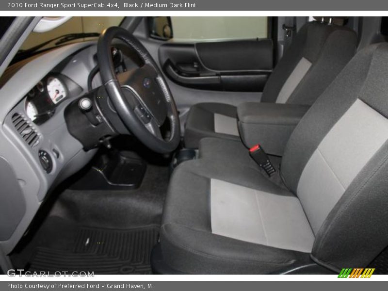 Black / Medium Dark Flint 2010 Ford Ranger Sport SuperCab 4x4