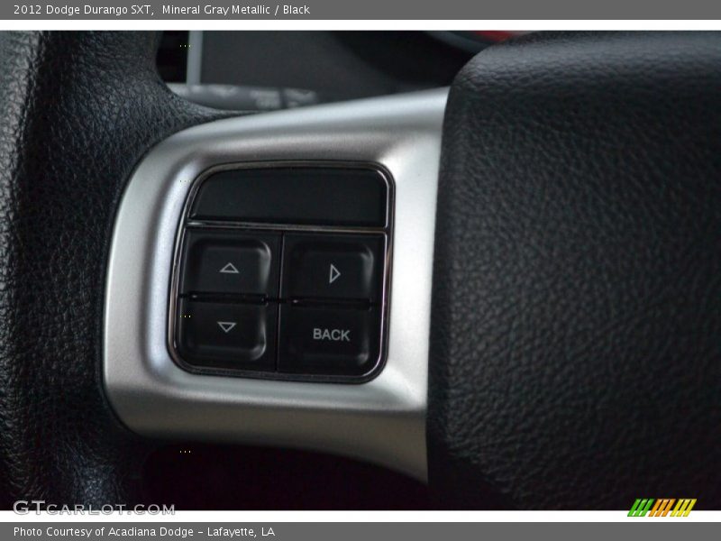 Mineral Gray Metallic / Black 2012 Dodge Durango SXT