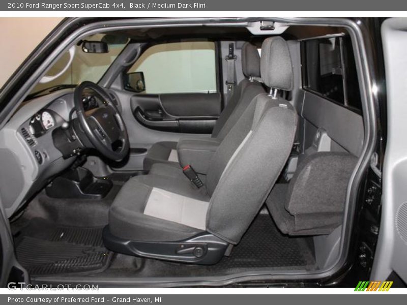 Black / Medium Dark Flint 2010 Ford Ranger Sport SuperCab 4x4