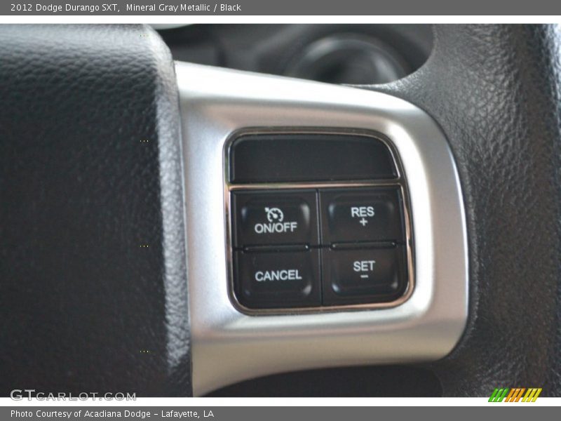 Mineral Gray Metallic / Black 2012 Dodge Durango SXT