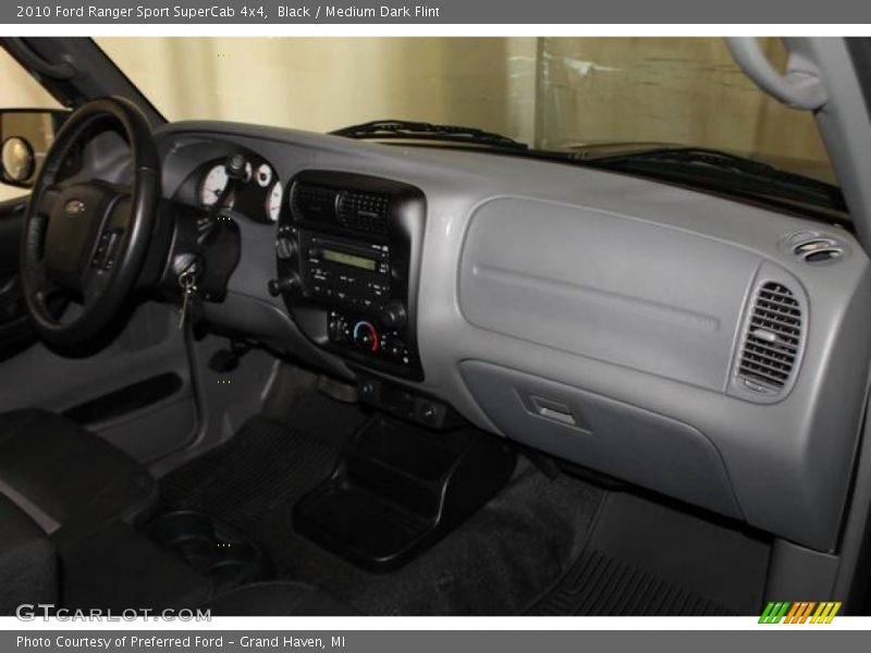 Black / Medium Dark Flint 2010 Ford Ranger Sport SuperCab 4x4