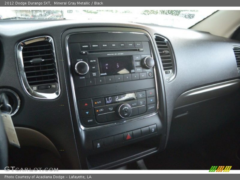 Mineral Gray Metallic / Black 2012 Dodge Durango SXT