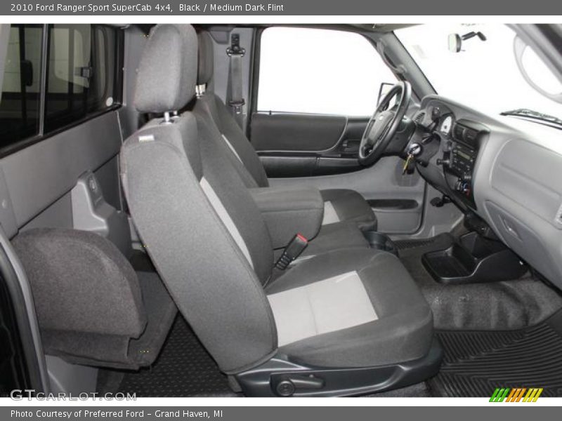 Black / Medium Dark Flint 2010 Ford Ranger Sport SuperCab 4x4