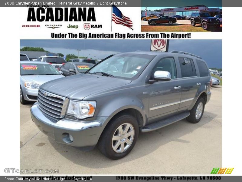 Mineral Gray Metallic / Light Graystone 2008 Chrysler Aspen Limited