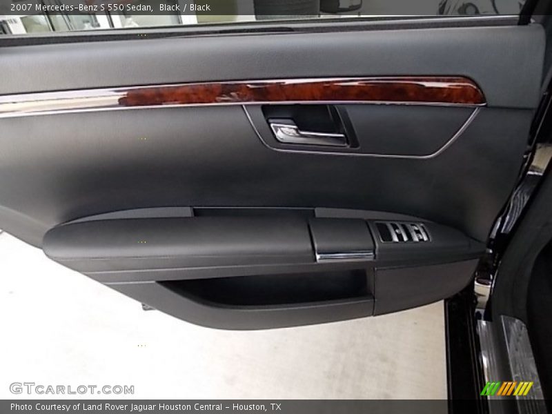 Black / Black 2007 Mercedes-Benz S 550 Sedan