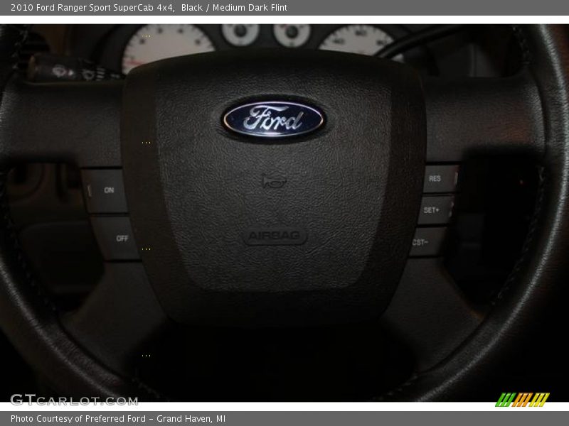 Black / Medium Dark Flint 2010 Ford Ranger Sport SuperCab 4x4