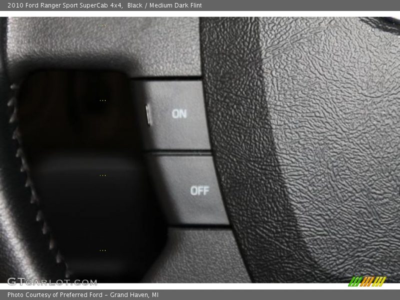 Black / Medium Dark Flint 2010 Ford Ranger Sport SuperCab 4x4