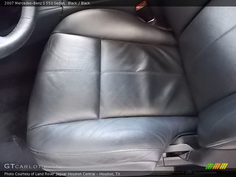 Black / Black 2007 Mercedes-Benz S 550 Sedan