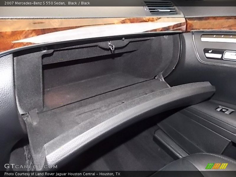 Black / Black 2007 Mercedes-Benz S 550 Sedan