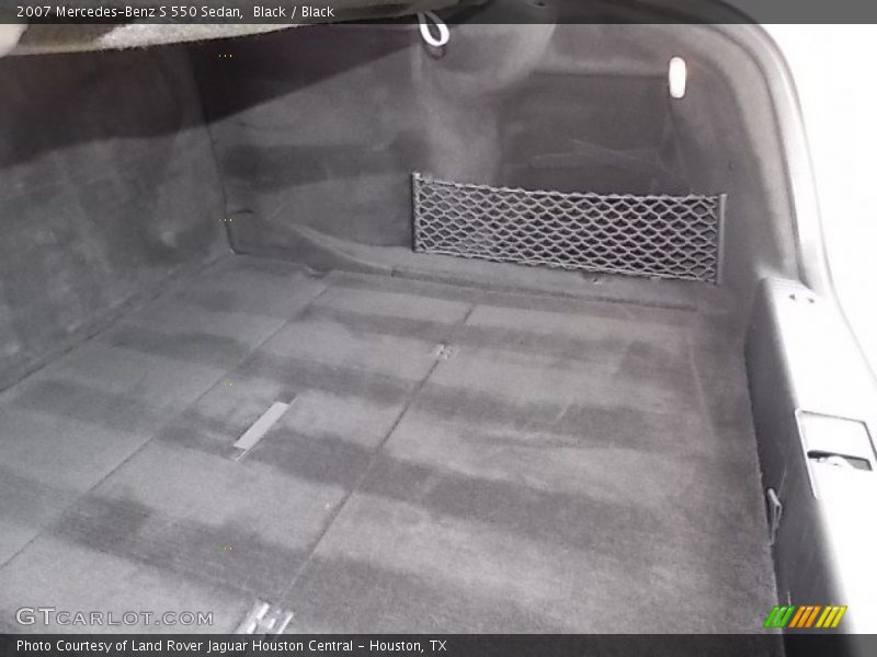 Black / Black 2007 Mercedes-Benz S 550 Sedan