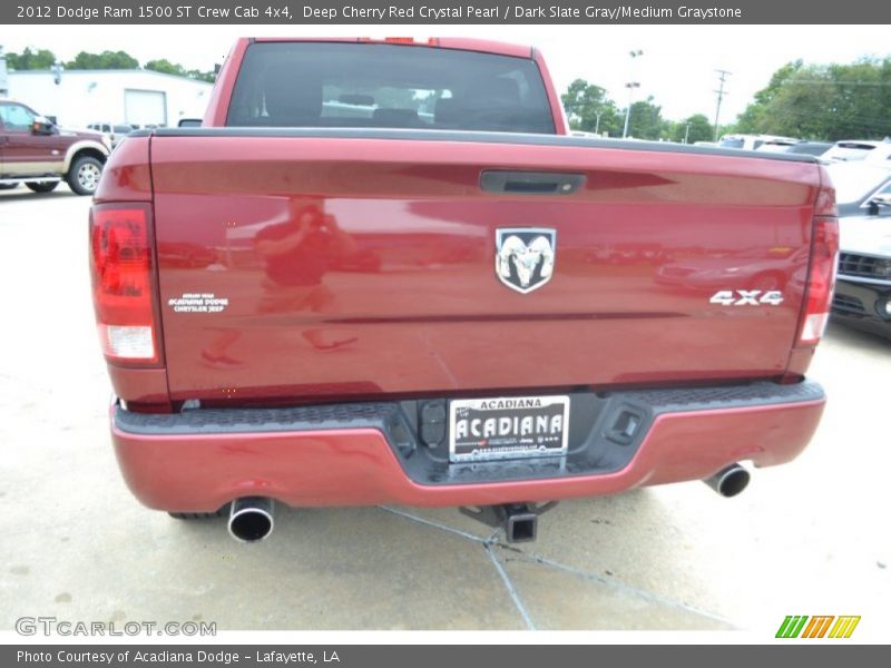 Deep Cherry Red Crystal Pearl / Dark Slate Gray/Medium Graystone 2012 Dodge Ram 1500 ST Crew Cab 4x4