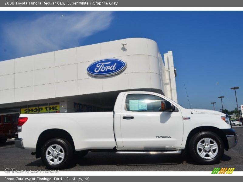 Super White / Graphite Gray 2008 Toyota Tundra Regular Cab
