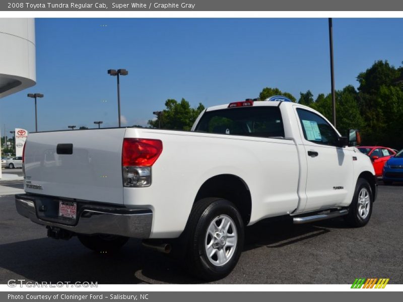 Super White / Graphite Gray 2008 Toyota Tundra Regular Cab
