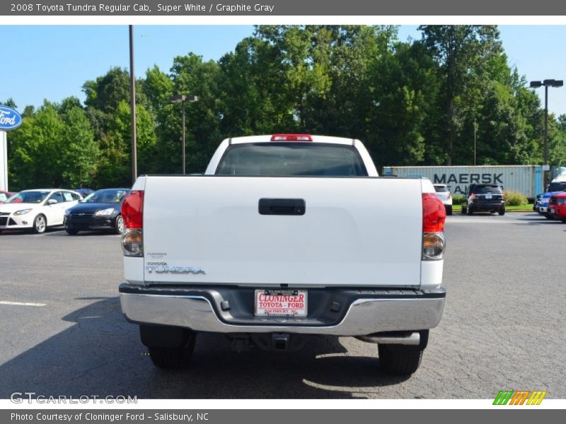 Super White / Graphite Gray 2008 Toyota Tundra Regular Cab