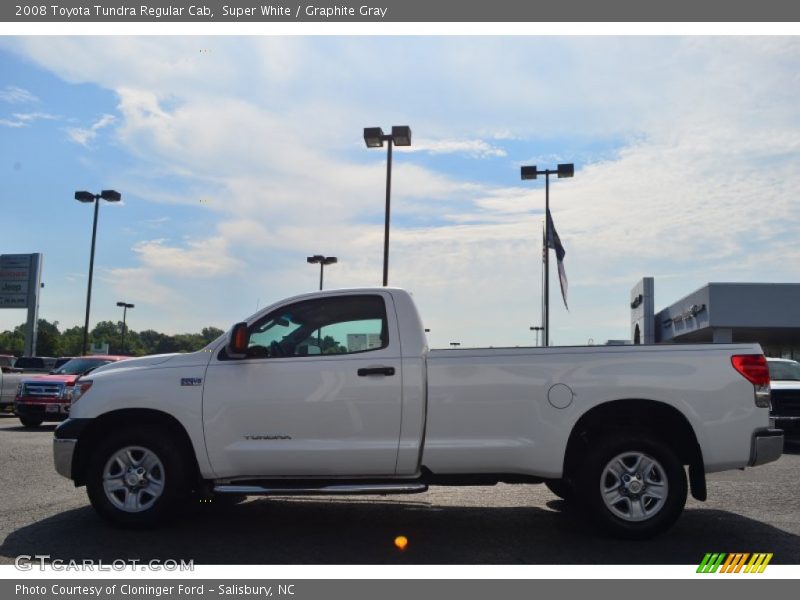 Super White / Graphite Gray 2008 Toyota Tundra Regular Cab