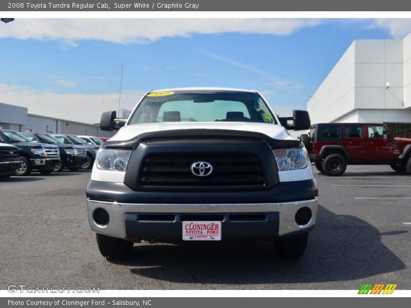 Super White / Graphite Gray 2008 Toyota Tundra Regular Cab