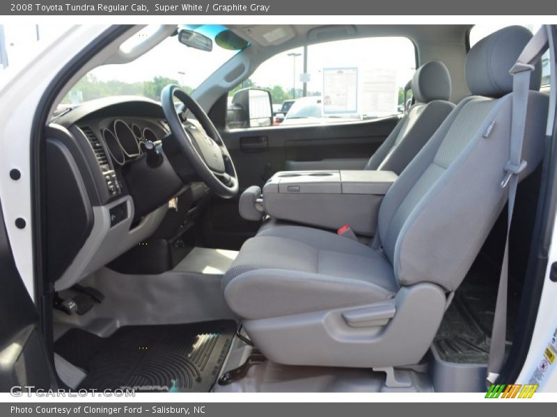 Super White / Graphite Gray 2008 Toyota Tundra Regular Cab