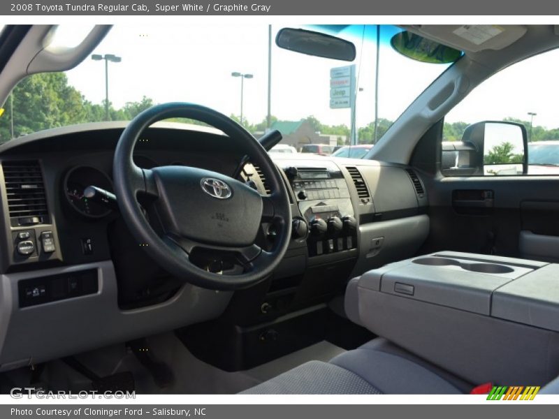 Super White / Graphite Gray 2008 Toyota Tundra Regular Cab