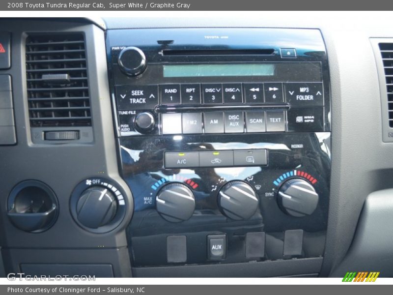Super White / Graphite Gray 2008 Toyota Tundra Regular Cab