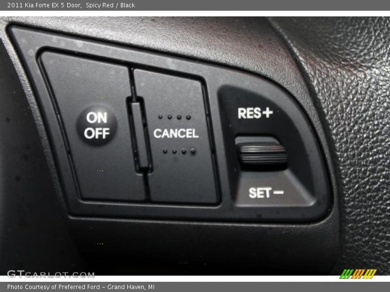 Spicy Red / Black 2011 Kia Forte EX 5 Door